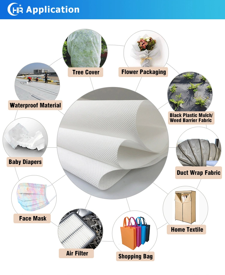 Agriculture Industry Protect Cloth Pet Spunbond Nonwoven Fabric for Crops