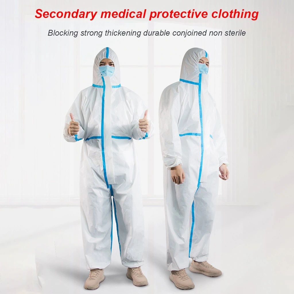 Durable Breathable Isolation Gown Protective Clothing Personal Protection Siamese Trousers Factory Direct Sale