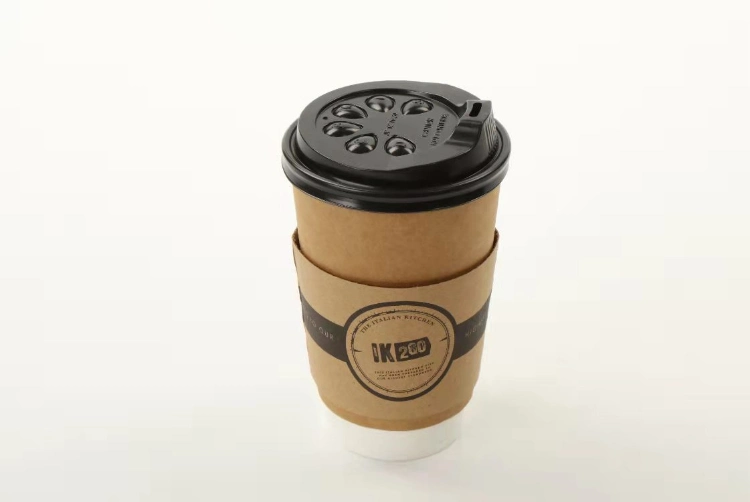 Disposable Customized Cup Sleeve for Takeout Hot Coffee