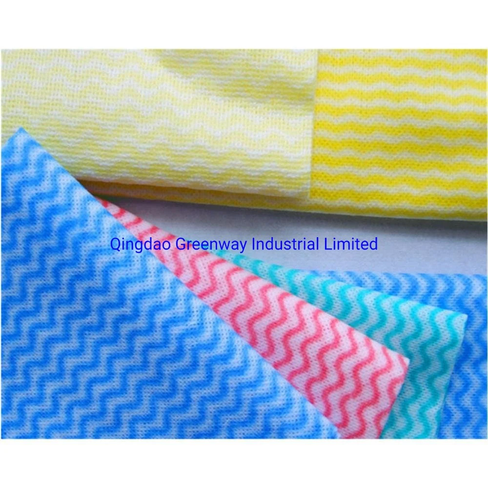 Hot Sales Spunlace Nonwoven Fabric for Household Cleaning Wipes Raw Materials
