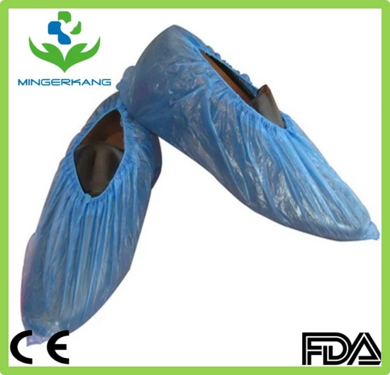 Cubierta disponible médica larga impermeable plástica no tejida del zapato del SMS/cubierta de la bota