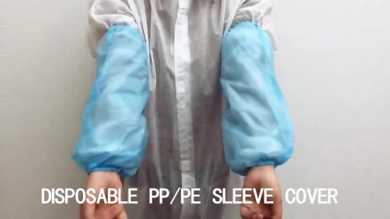 Cubierta de manga de LDPE Cubierta de manga de plástico/no tejido desechable
